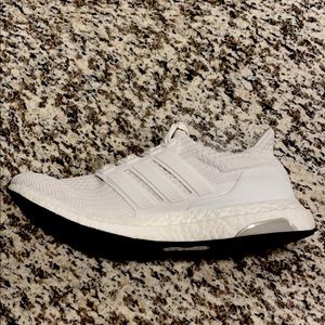 Men’s Adidas ultra boost white running shoes